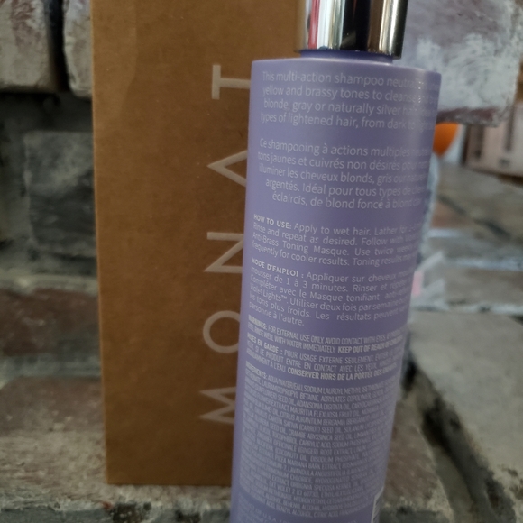 NEW PRODUCT Monat Violet Lights Shampoo Anti-Brass Shampoo With Rejuveniqe 8oz - Picture 5 of 5